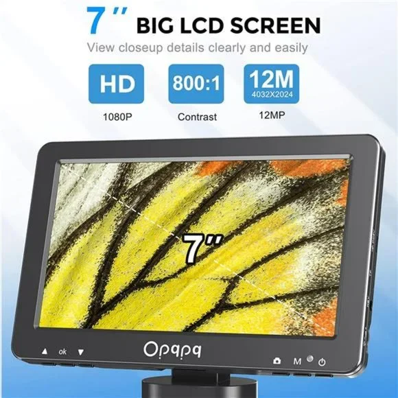 12mp Other | Lcd Digital Microscope 120x 7 Coin Microscope With 12mp Camera ...